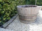 eiken wijnvat als bloembak, Tuin en Terras, Bloembakken en Plantenbakken, Ophalen of Verzenden