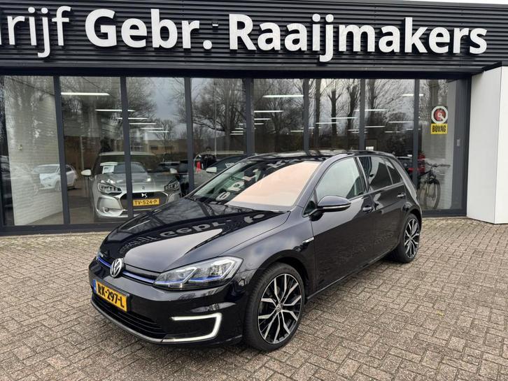 Volkswagen e-Golf *Navigatie*Leder* (bj 2017, automaat), Auto's, Volkswagen, Bedrijf, Te koop, Golf, ABS, Achteruitrijcamera, Adaptive Cruise Control