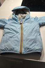 K-way winterjas 8 jaar lichtblauw, Kinderen en Baby's, Ophalen of Verzenden, Zo goed als nieuw, K-way, Jas