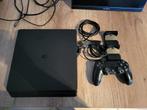 Console Sony Playstation 4 Slim 500 GB Noir+ 1 manette+ 3jeu, Ophalen of Verzenden, Zo goed als nieuw, Met 1 controller, Slim