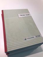 Orderboeken met doorschrijfpapier( 9 st A4 en 3 st 17x10,5), Nieuw, Ophalen