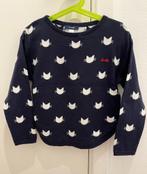 Okaidi trui met geprinte katten - 6 jaar (116cm), Gebruikt, Meisje, Okaidi, Trui of Vest