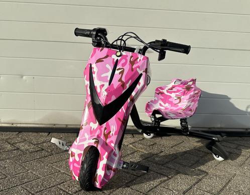 Elektrische Drift Trike Kart roze 250W 36V Bluetooth / Verl, Enfants & Bébés, Jouets | Extérieur | Véhicules à batterie, Neuf