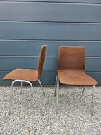 2x bruine stoelen, Ophalen of Verzenden