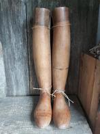 Paar decoratieve oude houten laarzenspanners, Ophalen of Verzenden