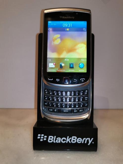 Goedwerkende blackberry torch 9810 silver edition met touchs, Telecommunicatie, Mobiele telefoons | Hoesjes en Screenprotectors | Blackberry