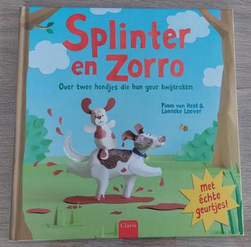 Speelgoed: boek Splinter en Zorro (NIEUW) beschikbaar voor biedingen