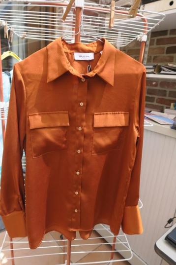 Blouse nieuw roestbruin Aglini mt 42 beschikbaar voor biedingen