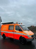 Unieke brandweer camper - 47.000kms - Mercedes Sprinter 314, Caravans en Kamperen, Automaat, Buscamper of Camperbus, Tot en met 2