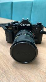 Canon A-1  35-70mm   70-210mm   Metz 32CT7, Audio, Tv en Foto, Ophalen, Zo goed als nieuw, Canon