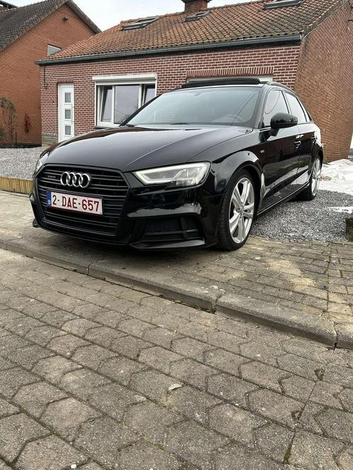 Audi A3 sportback Quattro, Auto's, Audi, Particulier, A3, Parkeercamera, Elektrisch, Automaat, Zwart, Zwart, Alcantara