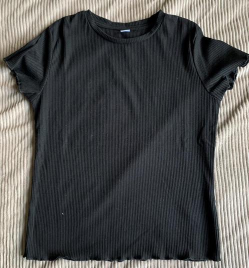 Zwarte basic t-shirt meisjes Zeeman maat 158/164 nieuwstaat, Kinderen en Baby's, Kinderkleding | Maat 158, Nieuw, Meisje, Shirt of Longsleeve