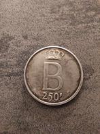 Munt 250 frank, Postzegels en Munten, Munten | België, Zilver, Zilver, Ophalen