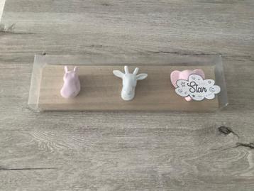 Houten baby atmosphere kapstok (10x35 cm) (Nieuw) beschikbaar voor biedingen