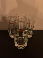 3 picon glazen achthoekig, Ophalen, Zo goed als nieuw