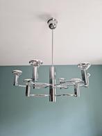 Lustre araignée en métal chromé, design G. Sciolari, 1970, Maison & Meubles, Lampes | Suspensions, Design, Enlèvement, Utilisé