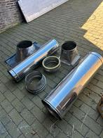 Dubbelwandige inox dakdoorvoer. Diameter 250, Doe-het-zelf en Bouw, Ophalen, Nieuw, Inox