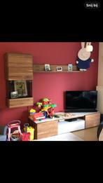 Elea 2 Hülsta tv meubel in massief notelaar, Ophalen of Verzenden, Zo goed als nieuw, 200 cm of meer, 150 tot 200 cm