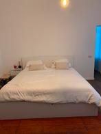 IKEA Malm bed met opberg ruimte (180x200) - zonder matras, Comme neuf, Deux personnes, 180 cm, Bois