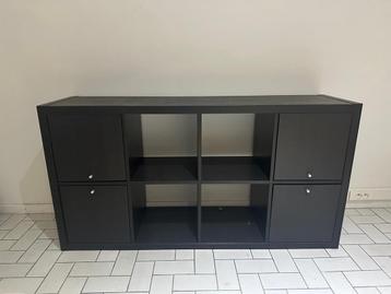 1 x Ikea KALLAX + 1X Ikea BESTA MEUBLE TV + table/50 €, Enlèvement, Comme neuf