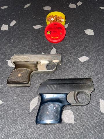 Set - 2 oude alarmpistolen Gerstenberger Mod.6(22)&EMGE 1949 beschikbaar voor biedingen