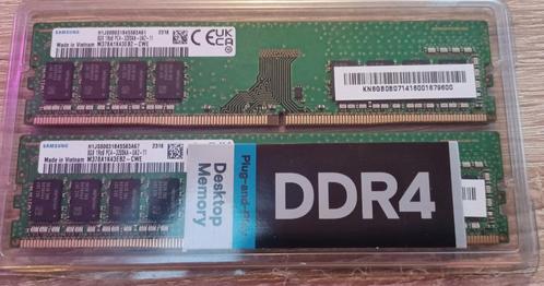 Samsung 8 GB 3200 MHz DDR4 RAM PC4, Computers en Software, RAM geheugen, Zo goed als nieuw, Desktop, 16 GB, DDR4, Ophalen of Verzenden