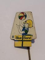 oude blauwe band 8 reclamespeld of pin, Verzamelen, Merken en Reclamevoorwerpen, Ophalen of Verzenden, Gebruikt, Overige typen