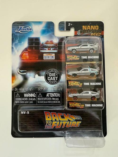 Jada Back To The Future Time Machine Nano hollywood rides, Verzamelen, Speelgoed, Nieuw, Ophalen