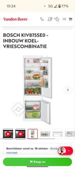 boschkiv875seo inbouw koel- vriescombinatie, Elektronische apparatuur, Ophalen, Nieuw