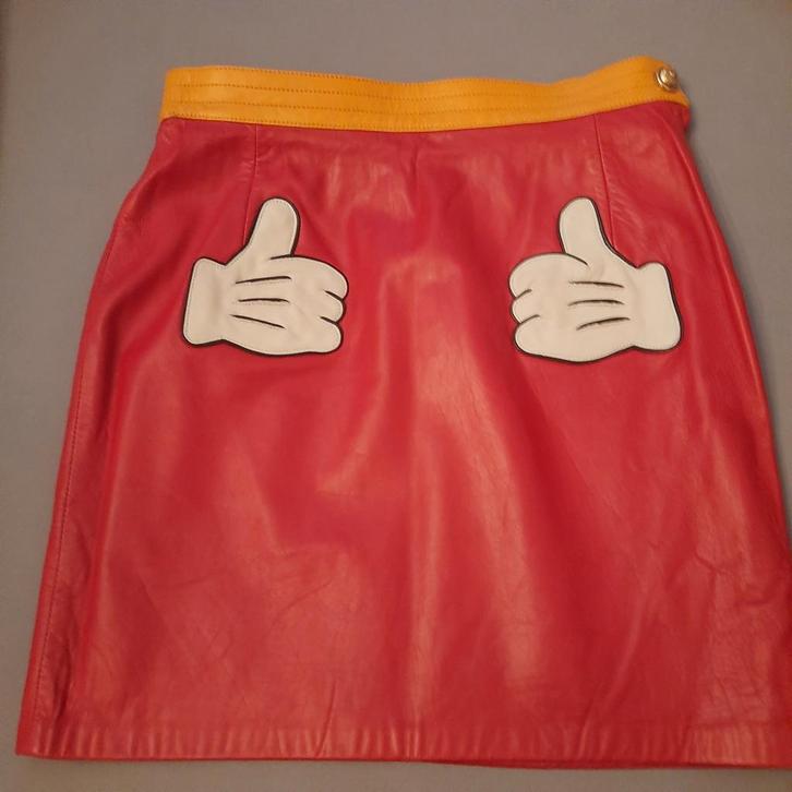 MOSCHINO Cuir * MAGNIFIQUE MINI-JUPE*NEUVE* SMALL*, Vêtements | Femmes, Jupes, Comme neuf, Taille 38/40 (M), Rouge, Au-dessus du genou