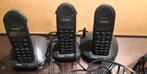 topcom butler 2500c DECT - 3 handsets draadloze telefoon, Telecommunicatie, Ophalen of Verzenden, Gebruikt, 3 handsets