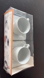 2 kopjes met schoteltje Piet Huysentruyt, Huis en Inrichting, Ophalen, Nieuw, Effen, Kop(pen) en/of Schotel(s)