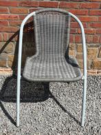 Stapelbare tuin terras stoelen aluminiun, Ophalen, Zo goed als nieuw