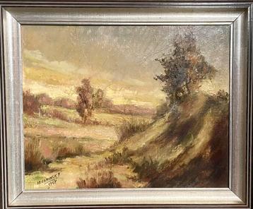 Schilderij Heidelandschap beschikbaar voor biedingen