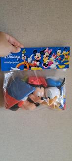 Vintage handpoppen disney goofy micky donald, Ophalen of Verzenden, Mickey Mouse, Nieuw, Knuffel