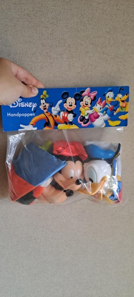 Vintage handpoppen disney goofy micky donald, Verzamelen, Disney, Nieuw, Knuffel, Mickey Mouse, Ophalen of Verzenden