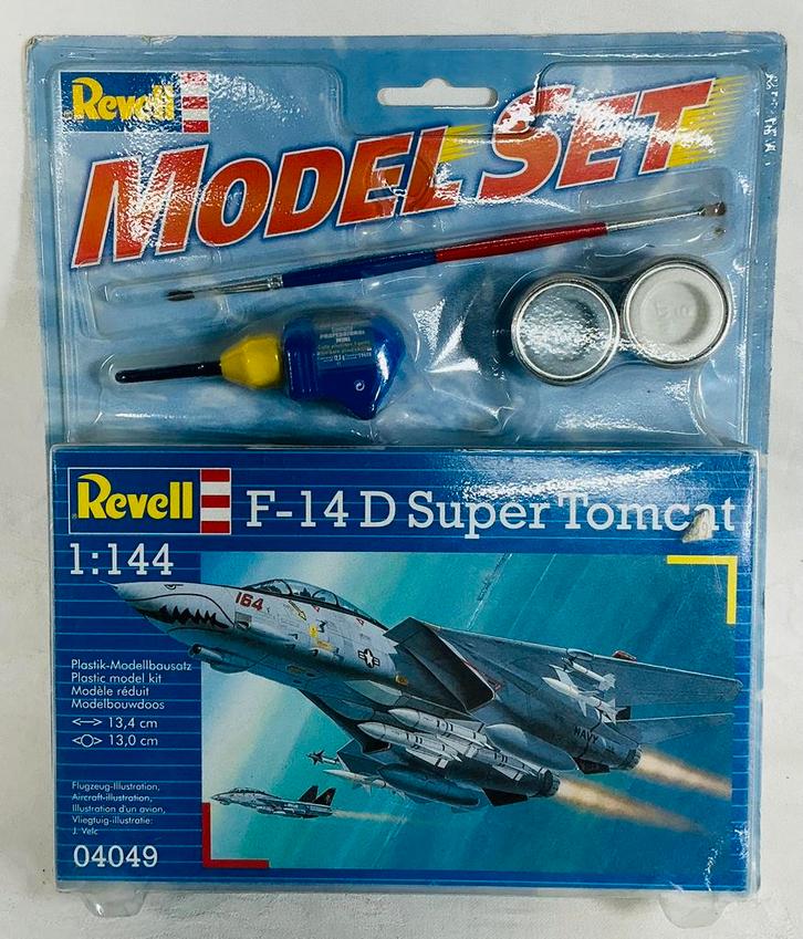 Revell 1/144 F-14D Super Tomcat straaljager Maquette 2002, Hobby & Loisirs créatifs, Modélisme | Avions & Hélicoptères, Neuf, Avion