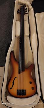 Ibanez SRH 505 F fretless 5 cordes., Muziek en Instrumenten, Snaarinstrumenten | Gitaren | Bas, Ophalen, Zo goed als nieuw, Fretloos