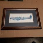 Spitfire Mk.IIa P7350 in kader, Verzamelen, Ophalen of Verzenden, Gebruikt, Kaart, Foto of Prent