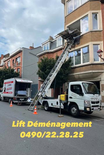7/7 LIFT + 20m3 VERHUISWAGEN 📞0490 22 28 25📞 beschikbaar voor biedingen