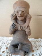 Statue murale vintage en poterie indigène statue Pérou 17cm, Enlèvement ou Envoi