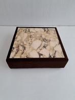 Salontafel bijzettafel marmer, Huis en Inrichting, Ophalen, Zo goed als nieuw