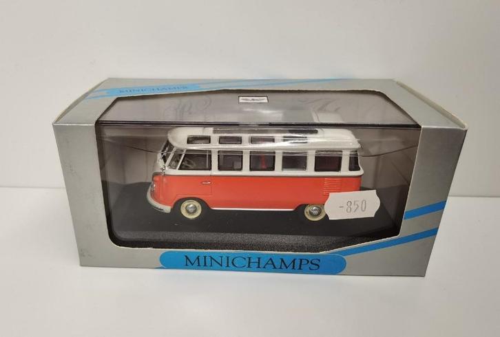 VOLKSWAGEN T1 Minibus Samba 1964 VW 1/43 MINICHAMPS Neuf+Bte, Hobby en Vrije tijd, Modelauto's | 1:43, Nieuw, Bus of Vrachtwagen