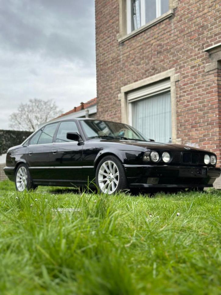 BMW E34 525td – 1994 Airco Leder Start & Rijd, Auto's, BMW, Particulier, 5 Reeks, Diesel, Handgeschakeld, Leder, Ophalen
