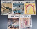 Vintage maandblad The world of interiors, 1985, 5 stuks, Boeken, Ophalen of Verzenden, Gelezen, Architectuur algemeen