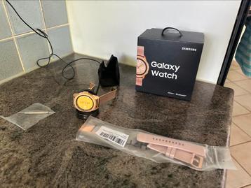 Samsung smart galaxy watch montre connectée rose gold beschikbaar voor biedingen