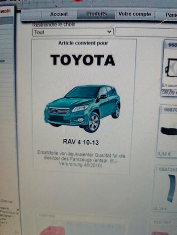 Toyota RAV4 achterlichten 