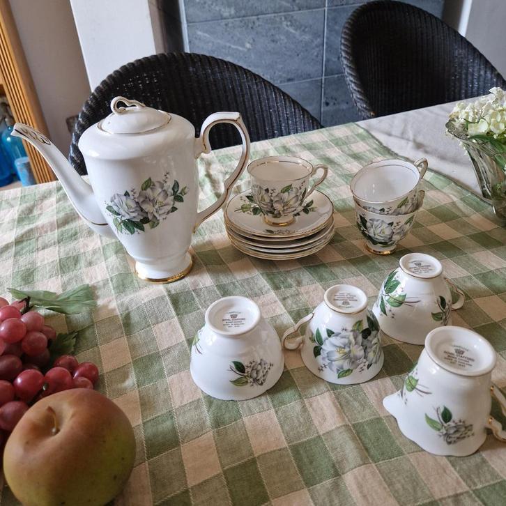 Magnifique service à thé ou café porcelaine Royal Stafford, Antiek en Kunst, Antiek | Porselein, Ophalen of Verzenden