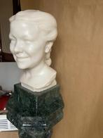 Prachtig beeld Floris De Cuyper 1875-1965, sokkel marmer, Ophalen of Verzenden