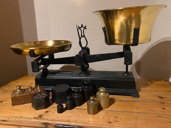 Ancienne Balance de Magasin (1920), Antiek en Kunst, Antiek | Gereedschap en Instrumenten, Ophalen